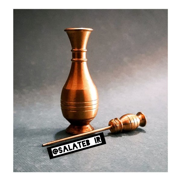 سرمه دان برنجی متوسط