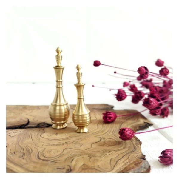 سرمه دان برنجی متوسط