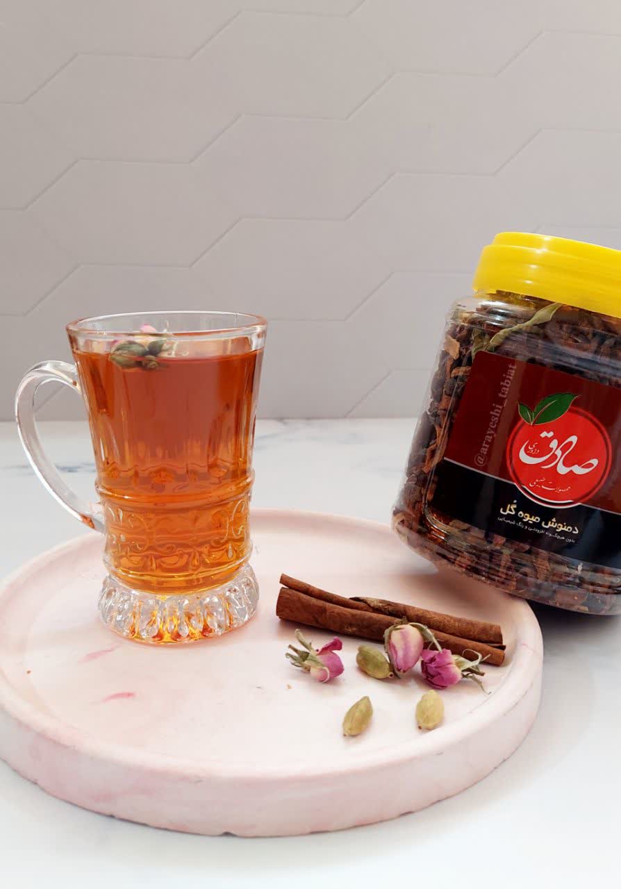 دمنوش چندمیوه قوطی(صادق)