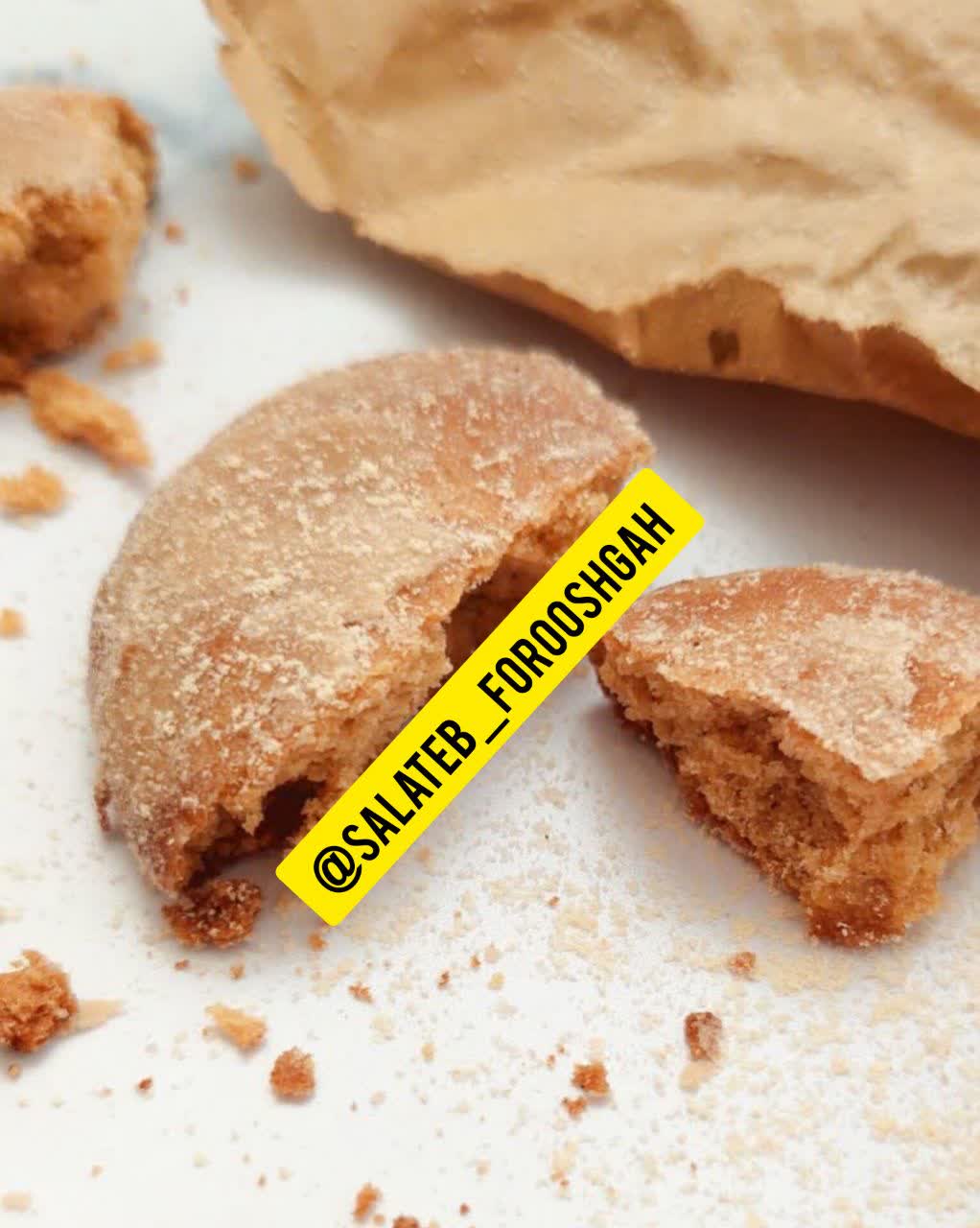 کلوچه گردویی کنجدی طبیعی 12عددی